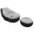 Intex Ultra Lounge Relax inflatable chair with footrest, grey and black