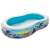 Inflatable pool with dolphin and fish design, 262x157x46cm