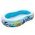 Inflatable pool with dolphin and fish design, 262x157x46cm