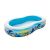 Inflatable Children's Pool 262x157x46cm - Fish #blue-white 80320217
