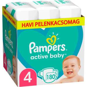 Pampers Active Baby Pachet lunar de scutece 9-14kg Maxi 4 (180 bucăți) 32577251
