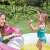 Kids playing in Intex inflatable unicorn pool