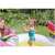 Kids playing in Intex inflatable unicorn pool