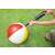 Person using Intex Double Quick Mini Air Pump to inflate a beach ball