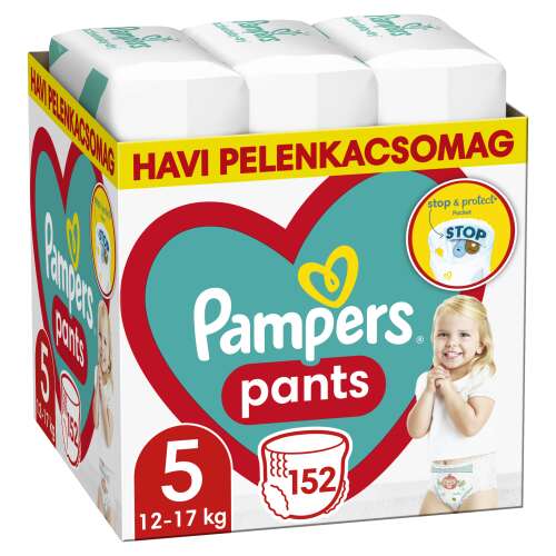 Mesačné balenie plienok Pampers Pants 12-17kg Junior 5 (152ks) 47136964