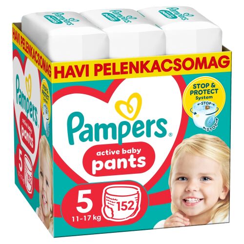 Mesačné balenie plienok Pampers Pants 11-17kg Junior 5 (152ks)