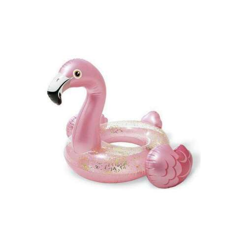 Intex felfújható flamingó úszógumi csillogással, rózsaszín