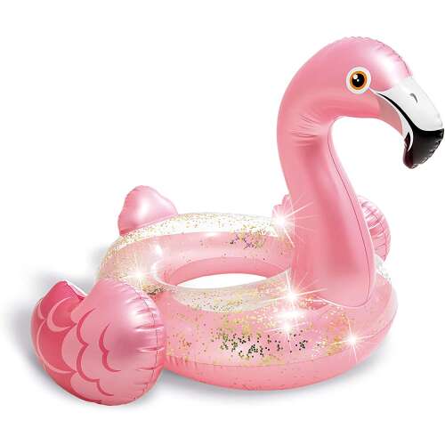 Intex felfújható Glitteres Úszógumi - Flamingó 99x89x71cm #rózsaszín (56251NP)