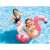 Intex Glitter Flamingo Tube, inflatable pool float with glitter, pink, kids using it in a pool
