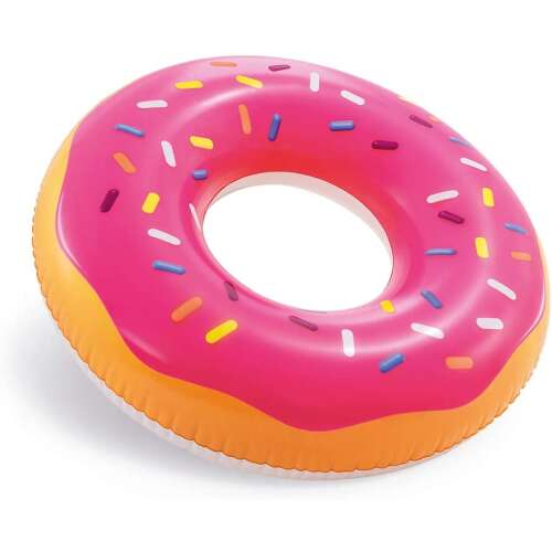 Intex Donut felfújható Úszógumi - Fánk 114cm #rózsaszín (56256NP)