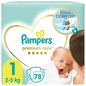 Pampers Premium Care Nadrágpelenka 2-5kg Newborn 1 (78db) 47161122 "-6kg;-9kg"  Pelenkák