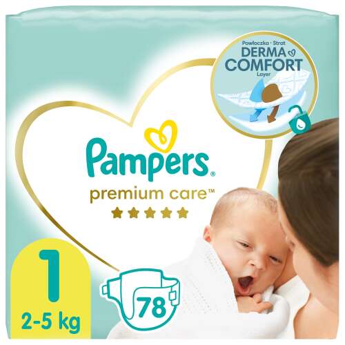 Pampers Premium Care Nadrágpelenka 2-5kg Newborn 1 (78db)