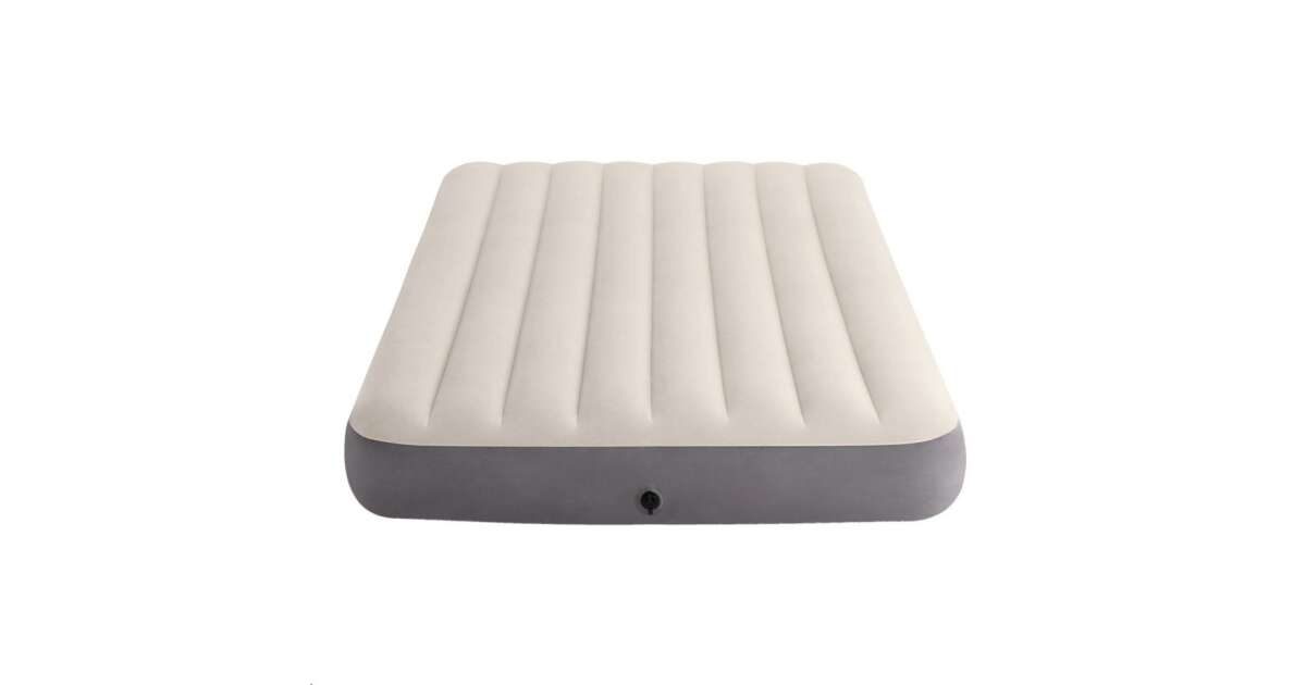 Intex deluxe single shop high airbed queen