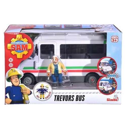 Set de jucarii pentru autobuzul Trevor din Pompieru Sam - Simba Toys 32200186