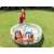 Intex Just So Fruity inflatable pool for kids, 122cm diameter, pineapple design, children playing in the pool