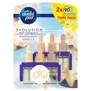Ambi Pur 3Volution Moonlight Vanilla Refill for electric air freshener  2x20ml