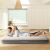 Intex Queen Dura-Beam inflatable mattress in use, comfortable airbed for two people