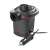 Intex Quick-Fill 12V Elektropumpe, schwarz und rot, schräge Ansicht