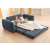 Intex 2-in-1 inflatable sofa bed, gray, used as a bed, two people