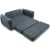 Intex 2in1 Inflatable Sofa 203x224cm #grey (66552NP) 32201821