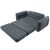 Intex 2in1 Inflatable Sofa 203x224cm #grey (66552NP) 32201821
