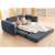 Couple relaxing on Intex Inflatable Sofa Bed - Grey