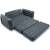 Intex Inflatable Sofa Bed extended to bed position - Grey