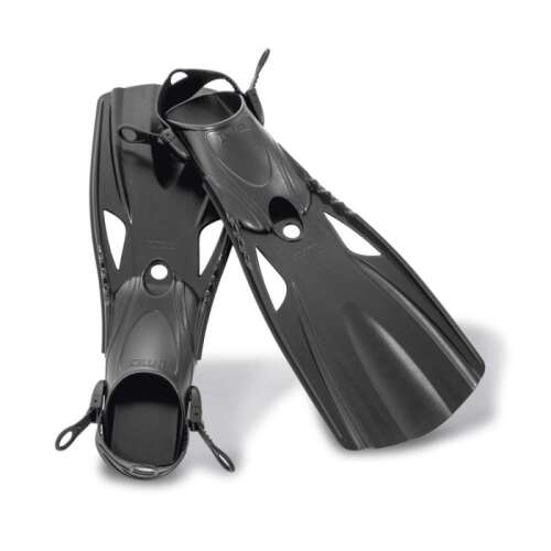 Intex Sport Flossen, Größe 38-40, schwarz, verstellbare Riemen, offenes Design