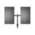 Konfiguracja dwóch monitorów Multibrackets Deskmount Basic Dual