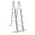 Intex 122cm Safety Pool Ladder, gray, 4 steps, for above ground pools