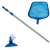 Intex pool cleaning set components: skimmer net, vacuum, and telescopic pole