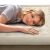 Woman relaxing on Intex Queen Ultra Plush air mattress