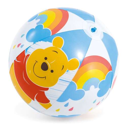 Intex Winnie the Pooh dmuchana piłka plażowa, 51cm, wzór tęczy