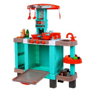 Interactive Play Kitchen with Accessories - Blue - Play Kitchen & Toy Kitchen