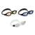 Intex Master Pro swimming goggles in three colors: amber, blue, and clear