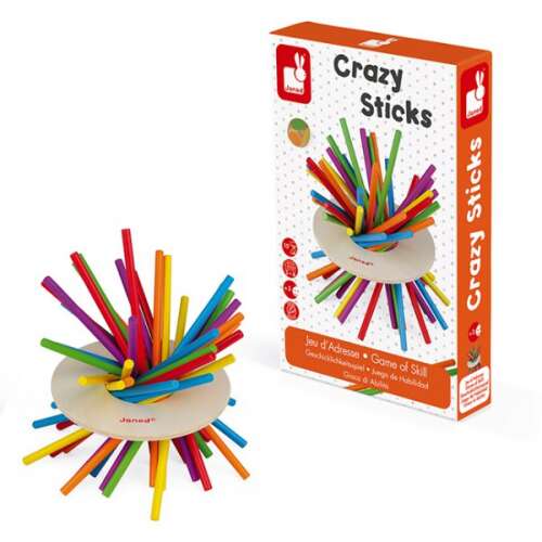 Joc de dezvoltare a abilitatilor cu betisoare Crazy Sticks Janod 32204754