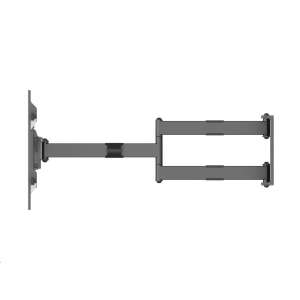 Multibrackets Long Reach 910 mm fali konzol, dupla kar, fekete, 50-90 hüvelyk - Multibrackets