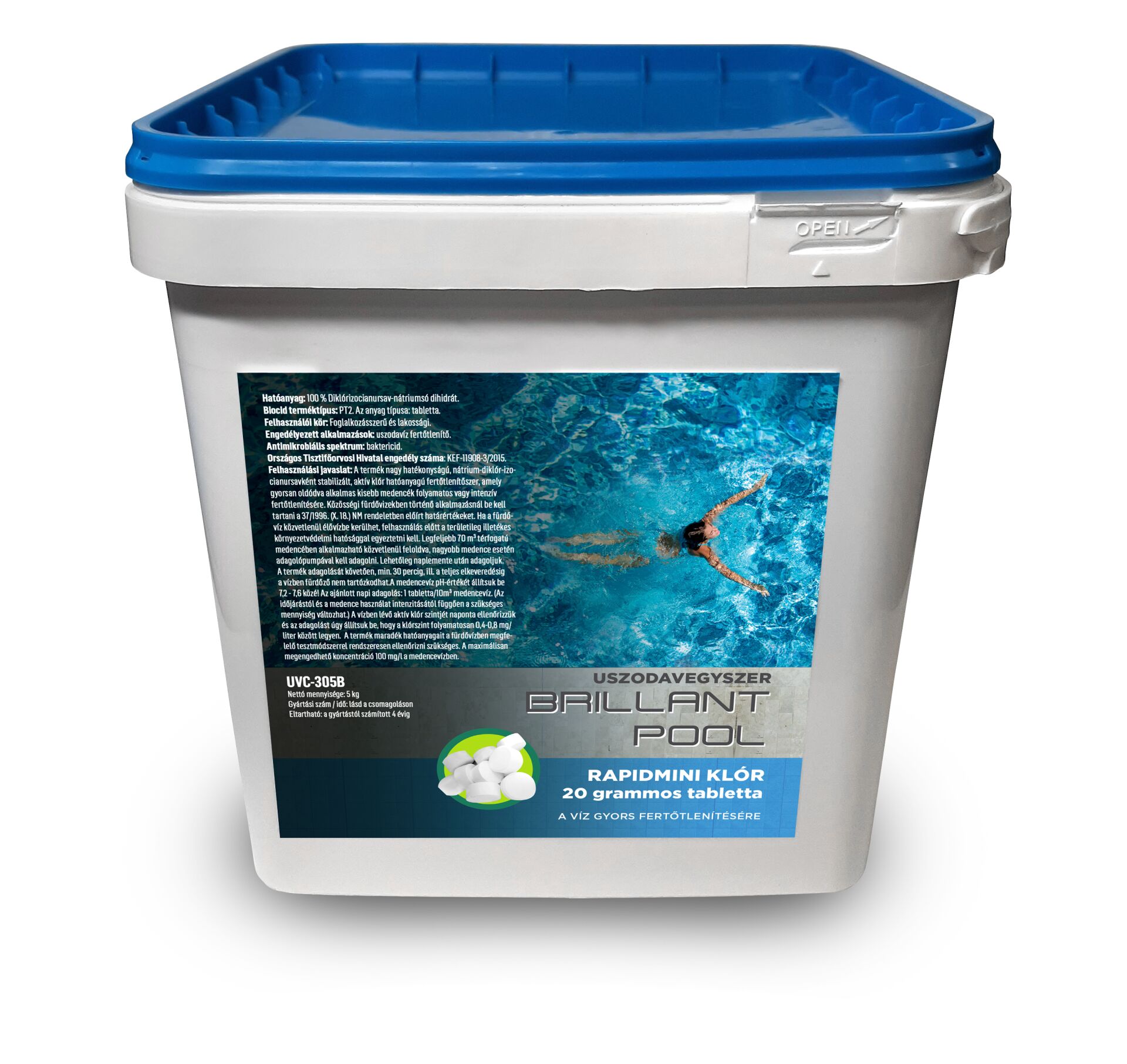 E-shop Brilliant Pool mini Chlórové tablety 5 kg