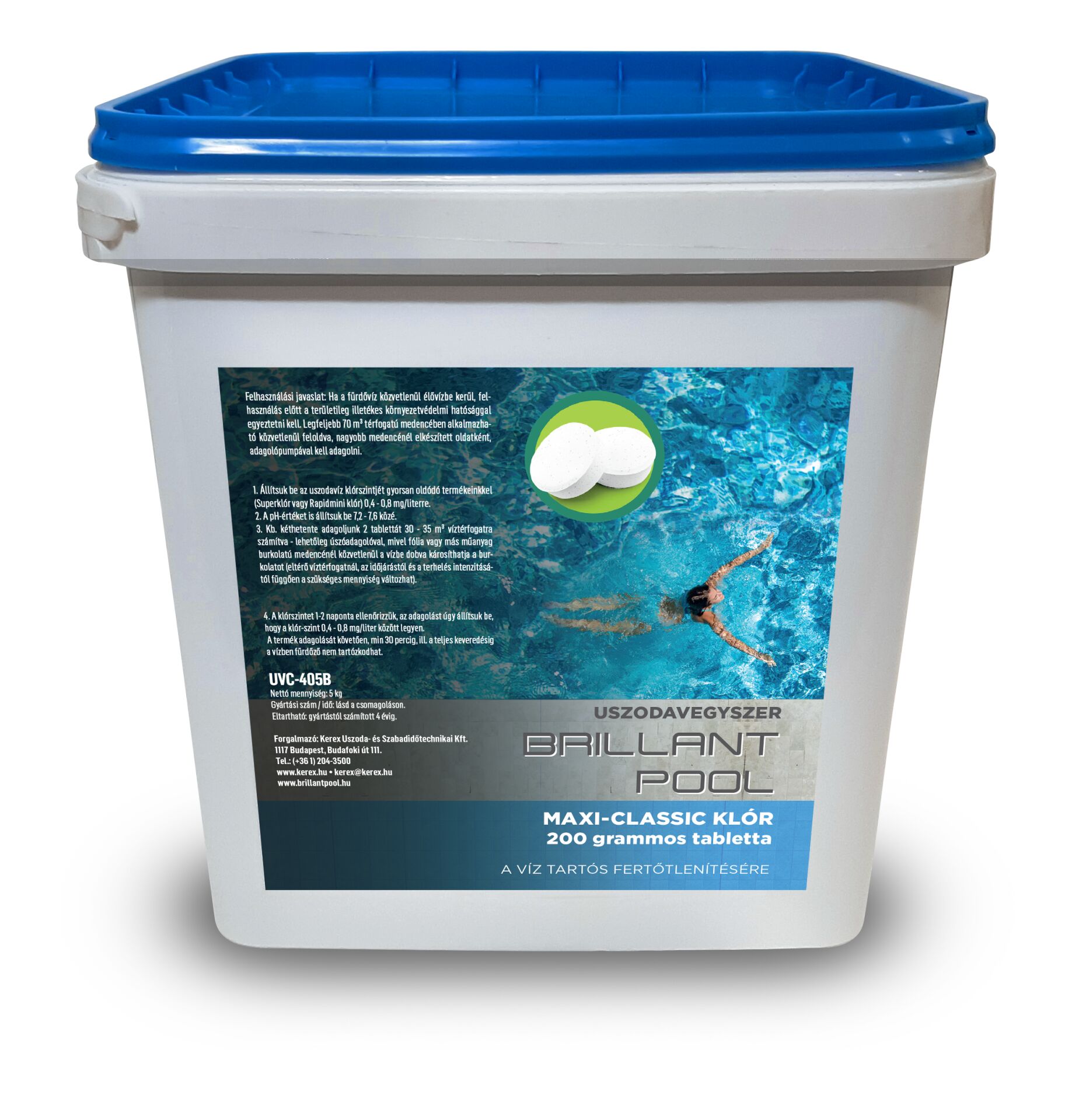 E-shop Brillant Pool Maxi 200g Chlórové tablety 5kg