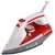 Hoover TIM 2500 EU01 steam iron, white and red, with ceramic soleplate