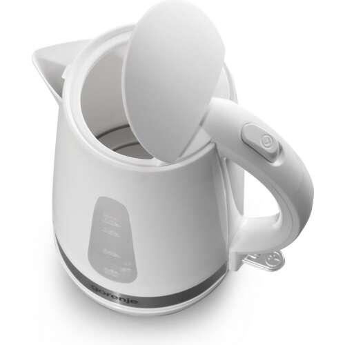 Gorenje K17WE white electric kettle with open lid, top view