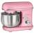 Bomann KM 6030 CB rosa Standmixer, 1100W, 5L Edelstahlschüssel, 3 Rührwerkzeuge