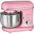 Bomann KM 6030 CB rosa Standmixer, 1100W, 5L Edelstahlschüssel