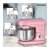 Bomann KM 6030 CB pink stand mixer, 1100W, 5L stainless steel bowl, with attachments
