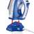 Bomann DB 6006 CB Cordless Steam Iron, blue, 2 in 1, use with or without power cord