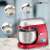 Clatronic KM 3709 1000W roter Standmixer mit Edelstahlschüssel und Zubehör