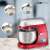 Clatronic KM 3709 konyhai robotgép, 1000W, 5L, rozsdamentes acél tál, piros