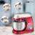 Clatronic KM 3709 kitchen robot, 1000W, 5L, stainless steel bowl, red