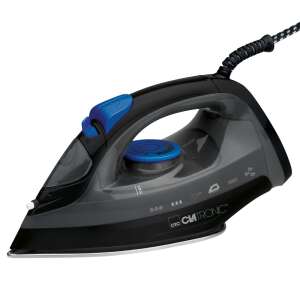 Clatronic DB 3703 black and blue steam iron - Steam Cleaner, Sewing Machine, Steam Station, Steam iron, Iron and Cleaning Machine