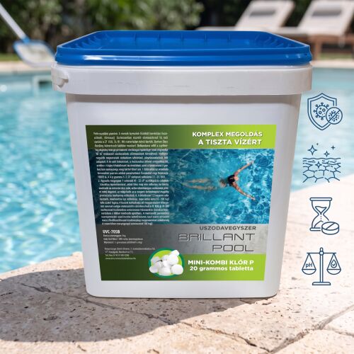 Brillant Pool Mini-kombi Klórtabletta 5kg 